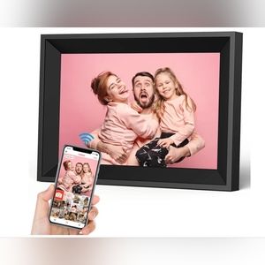 FRAMEO Digital Picture Frame 10.1" WiFi IPS Touch Screen to Share Your Memories